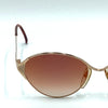 Occhiale da sole Henry Jullien Cleria laminato oro 52/17 VINTAGE