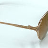 Occhiale da sole Henry Jullien Cleria laminato oro 52/17 VINTAGE