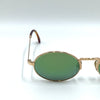 Occhiale da sole Henry Jullien Jullia laminato oro 50/20 VINTAGE