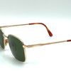 Occhiale da sole Henry Jullien Delano laminato oro 53/18 VINTAGE