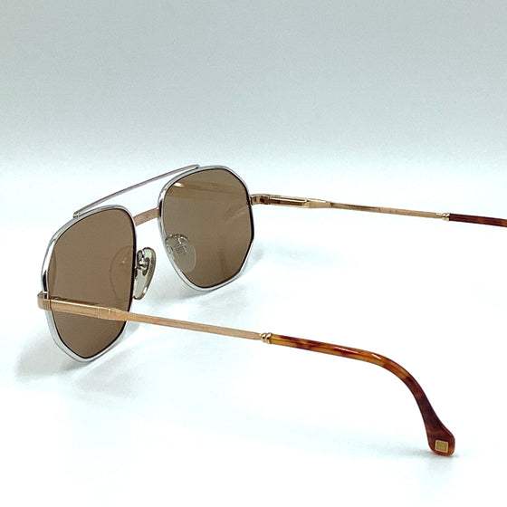 Occhiale da sole Henry Jullien  Laredo  laminato oro  56/17  VINTAGE