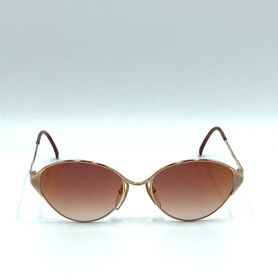 Occhiale da sole Henry Jullien  Cleria laminato oro  52/17  VINTAGE