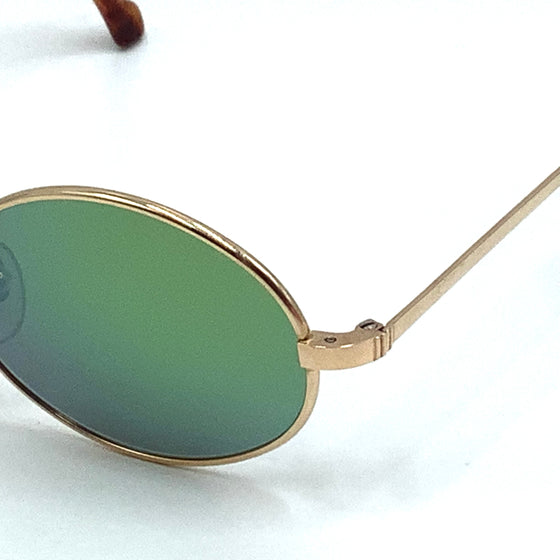 Occhiale da sole Henry Jullien  Jullia  laminato oro  50/20  VINTAGE