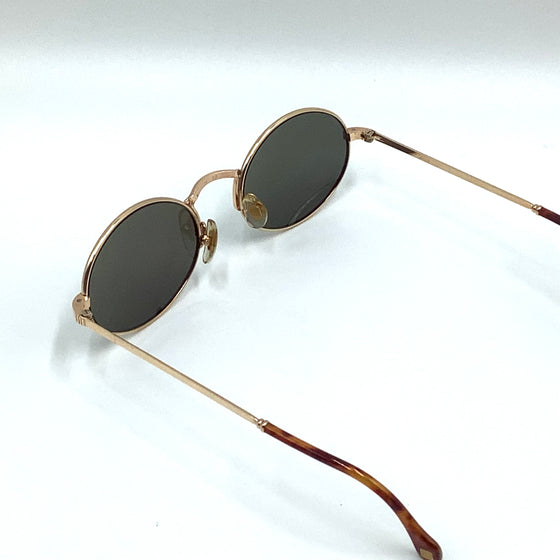 Occhiale da sole Henry Jullien  Jullia  laminato oro  50/20  VINTAGE