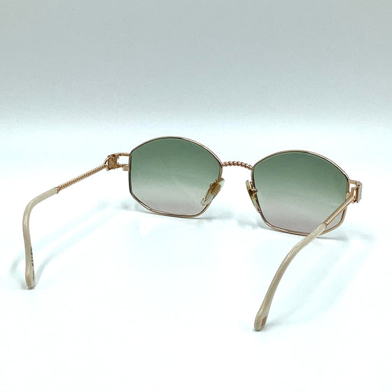 Occhiali da sole Henry Jullien  Norma  laminato oro  53/17  VINTAGE